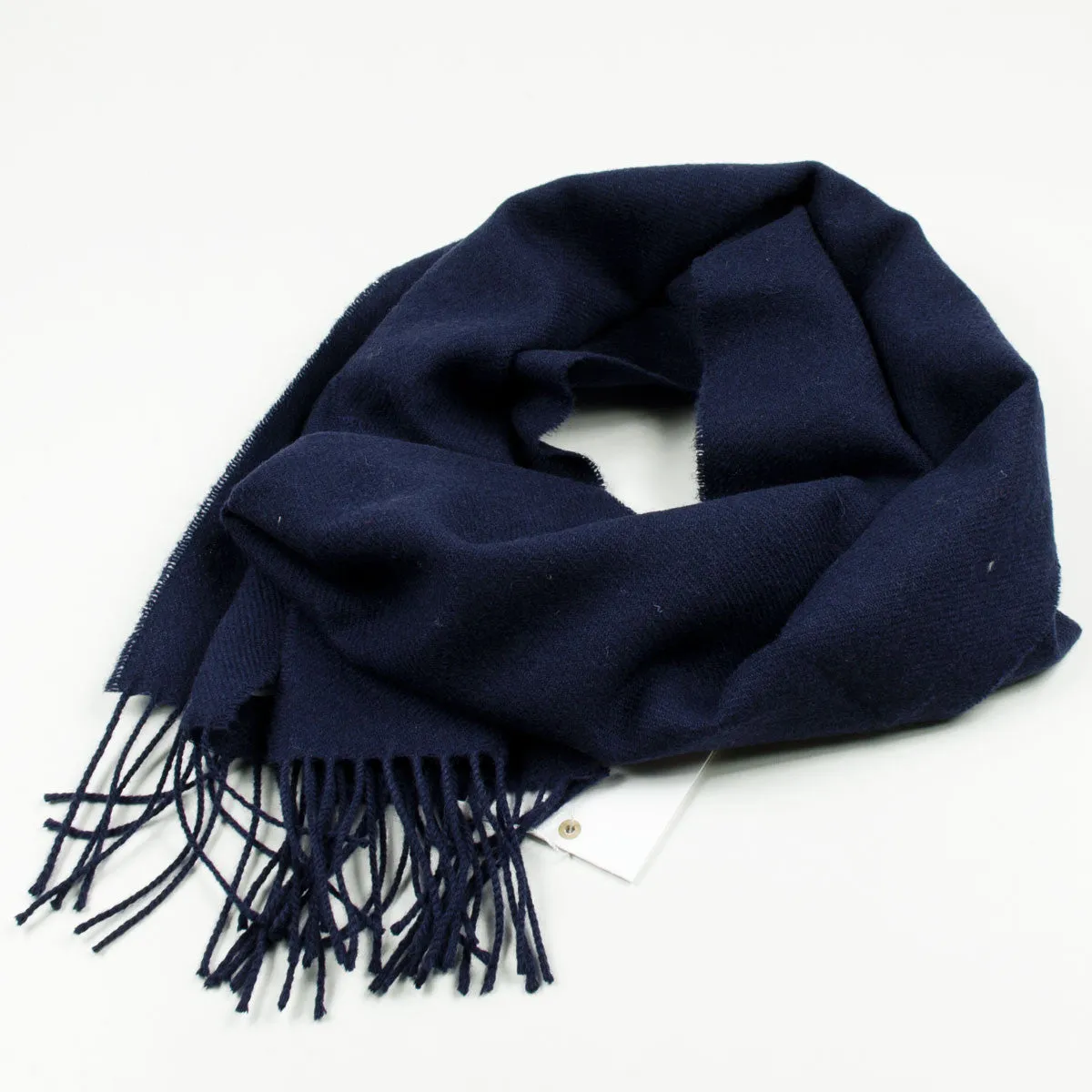 Norse Projects x Johnstons Lambswool Scarf - Navy