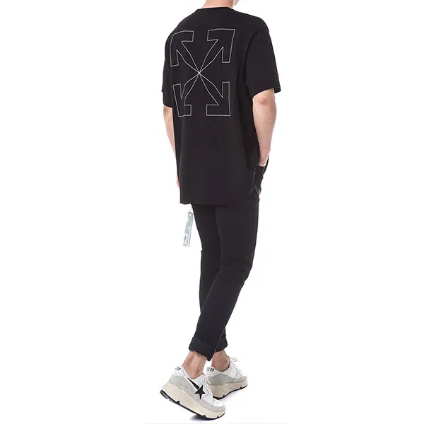 Off-White  |Pullovers Unisex Street Style Plain Cotton Short Sleeves