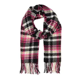 ONLY SCIARPA DONNA CHECKED SCARF FUSCIA 15236977