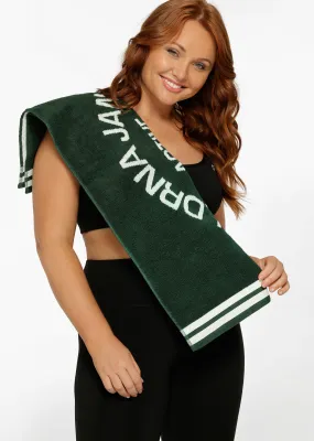 Original Activewear Sweat Towel | Green | One Size | Towels | Lorna Jane New Zealand