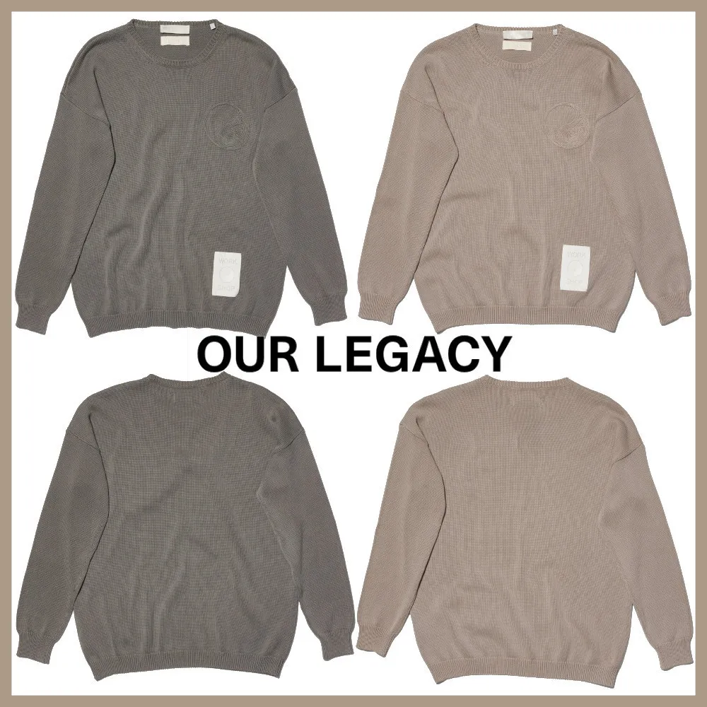 OUR LEGACY  |Unisex Street Style Long Sleeves Plain Cotton