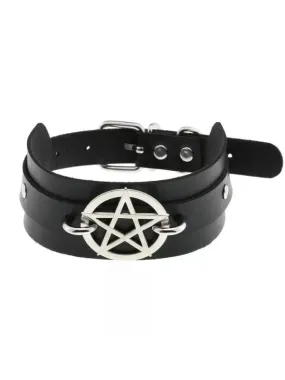 Pentagram Buckle Choker