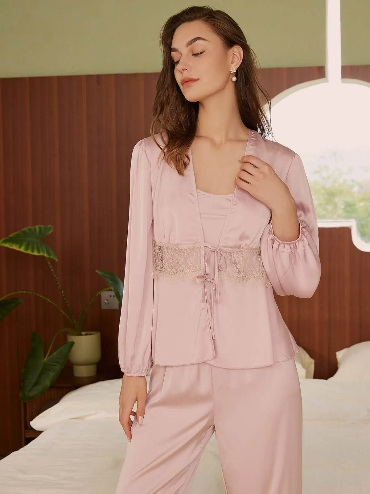 Pink Pajama Set 3 Pcs