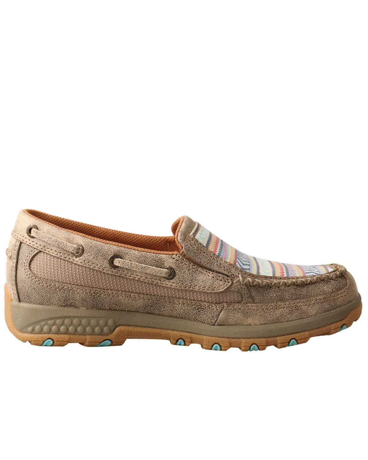 Product Name:  Twisted X Women's CellStretch Boat Shoes - Moc Toe