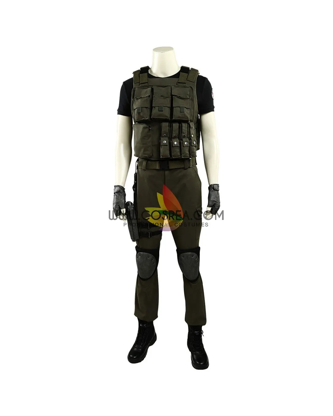 Resident Evil Chris Redfield Cosplay Costume