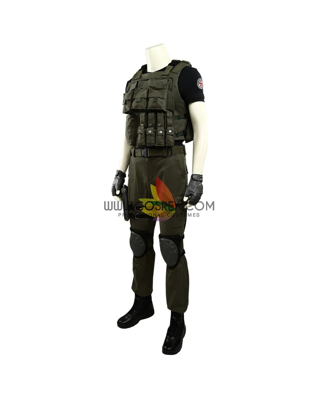 Resident Evil Chris Redfield Cosplay Costume