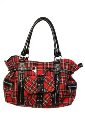 Rise Up Tartan Bag-Red