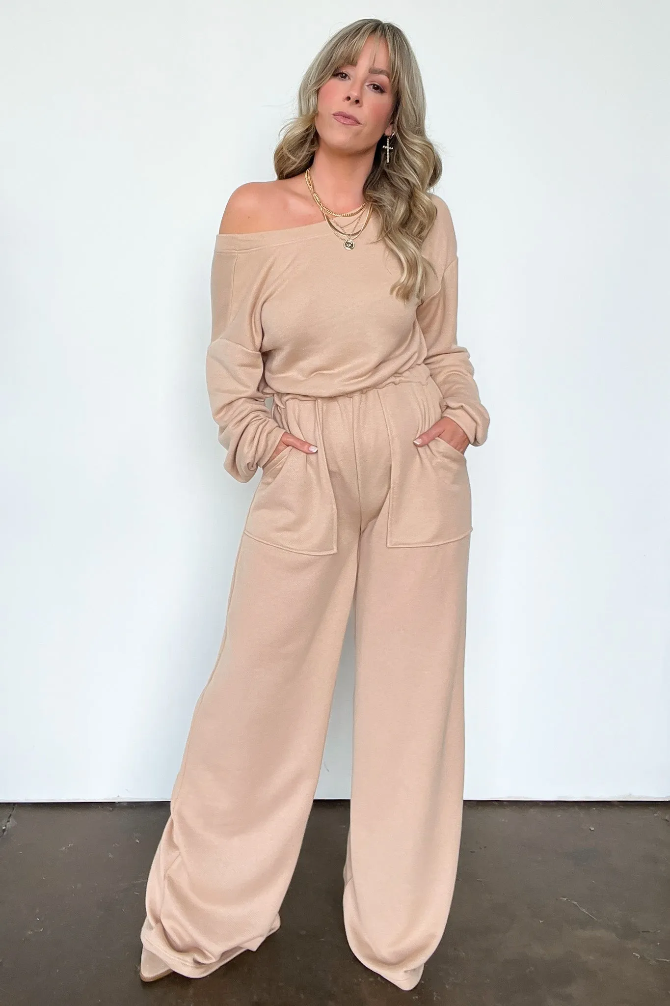 Rowynn Boat Neck Wide Leg Jumpsuit