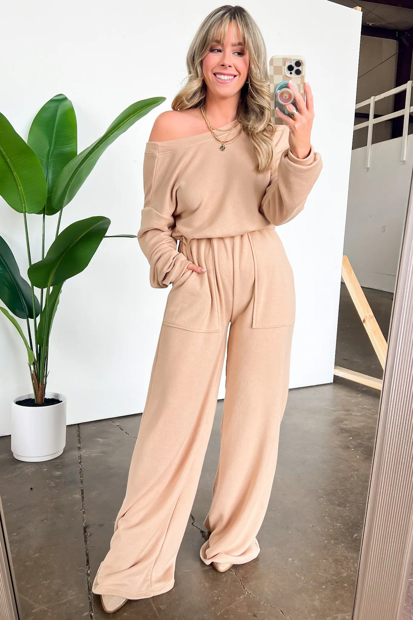 Rowynn Boat Neck Wide Leg Jumpsuit