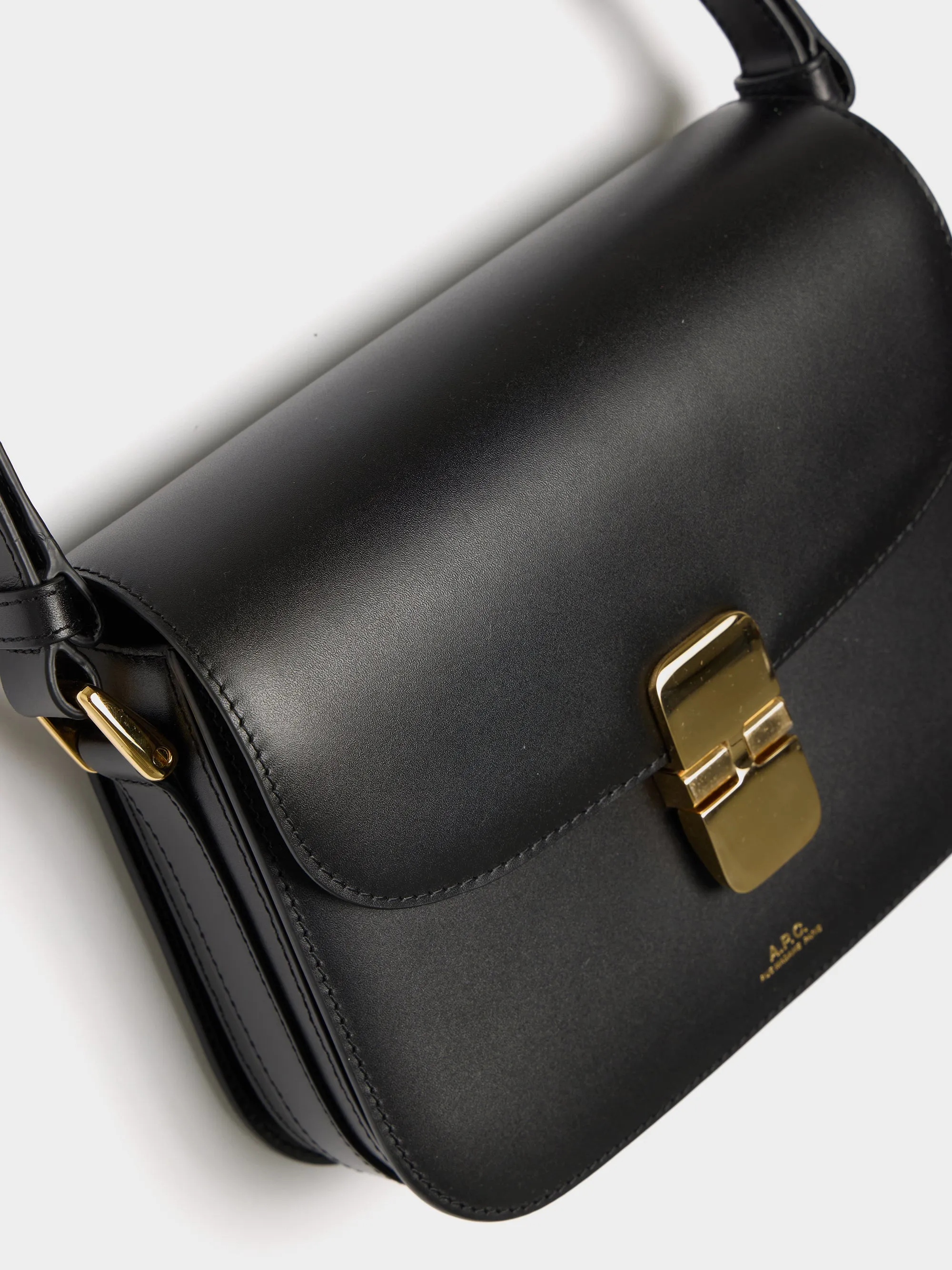 Sac Grace Small Smooth Leather, Black