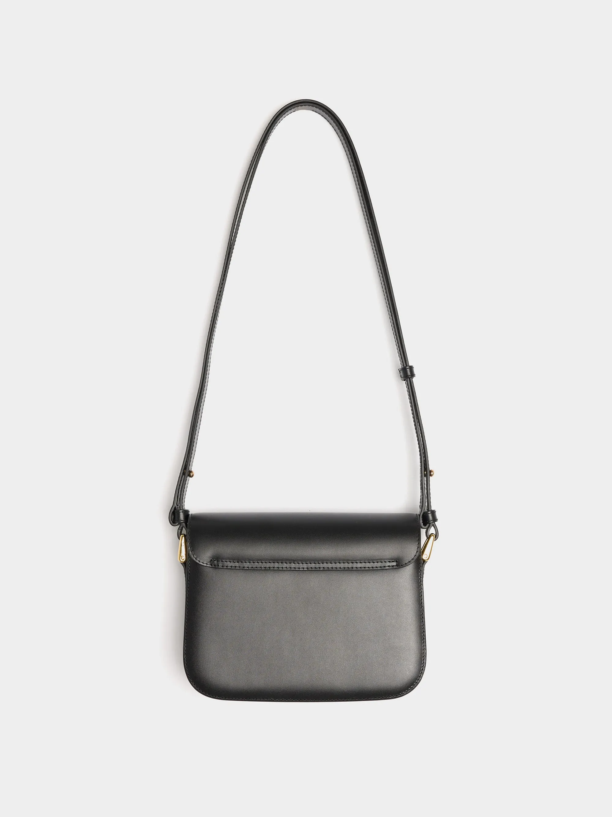 Sac Grace Small Smooth Leather, Black