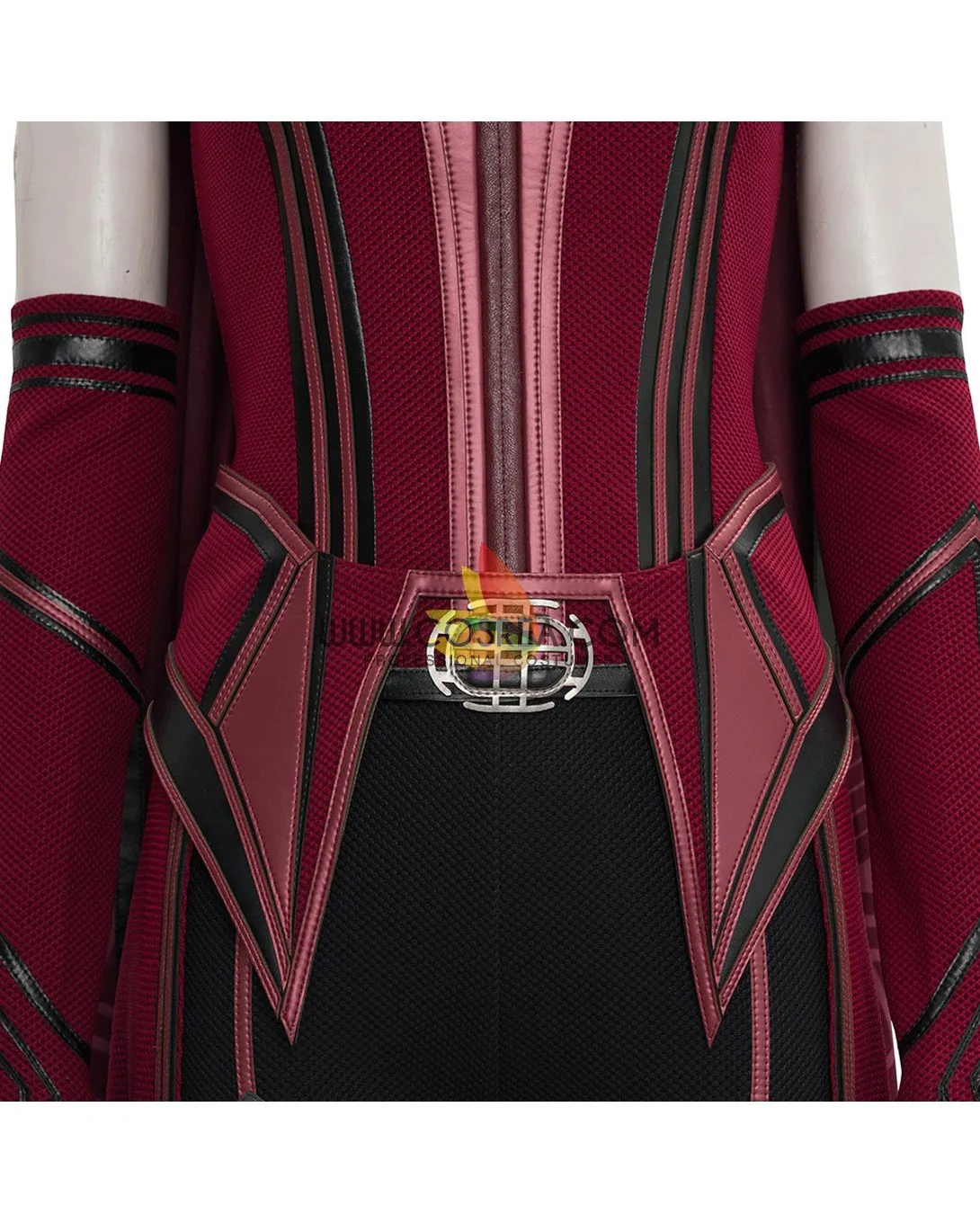 Scarlet Witch Finale Version In Bright Red Wanda And Vision TV Series Cosplay Costume