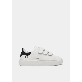 Scarpe D.A.T.E.  - SFERA STRAP CALF WHITE-BLACK - DONNA - D.A.T.E. - Tempus Doni