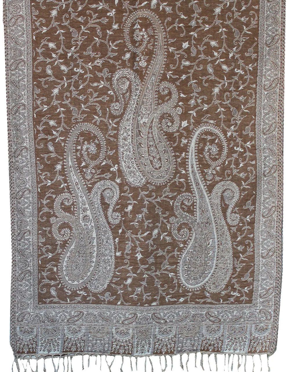 Shawls Jamawar Boiled Wool Scarf Womens Indian Clothing Gift (76 x 28  inches)