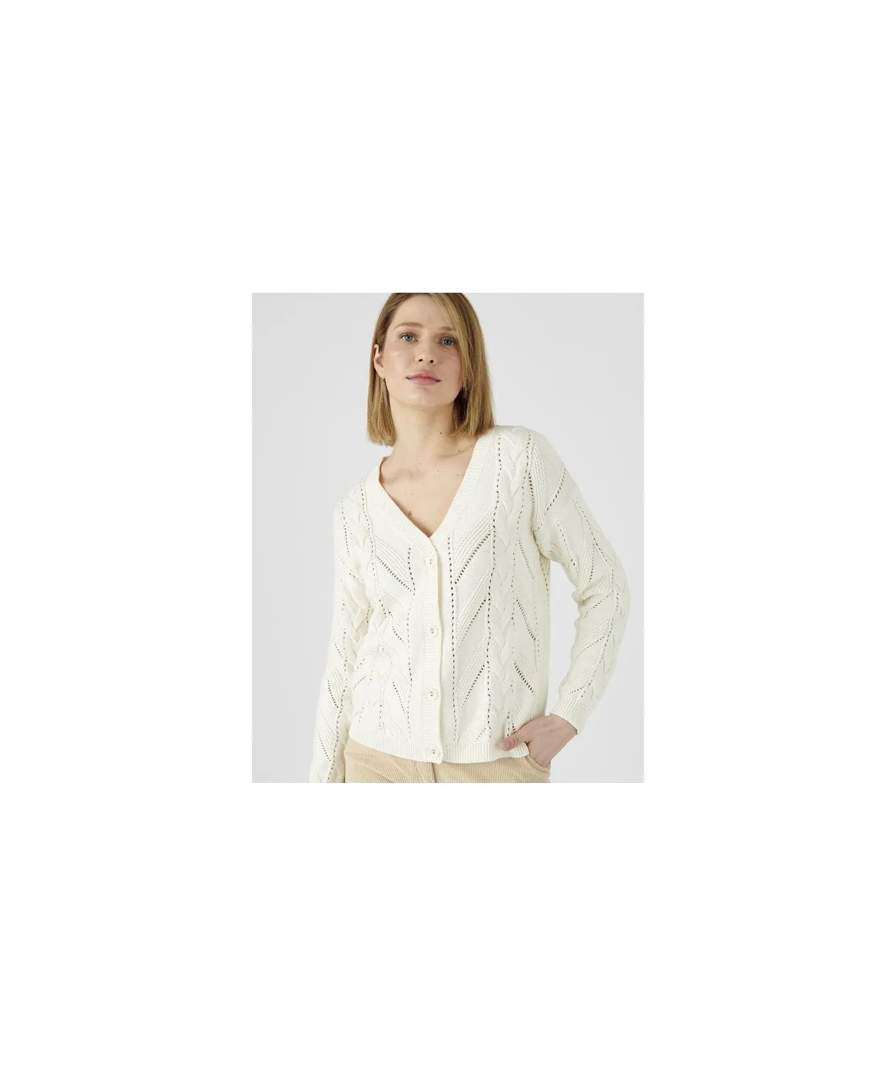 Skin Soft V-Neck Cardigan