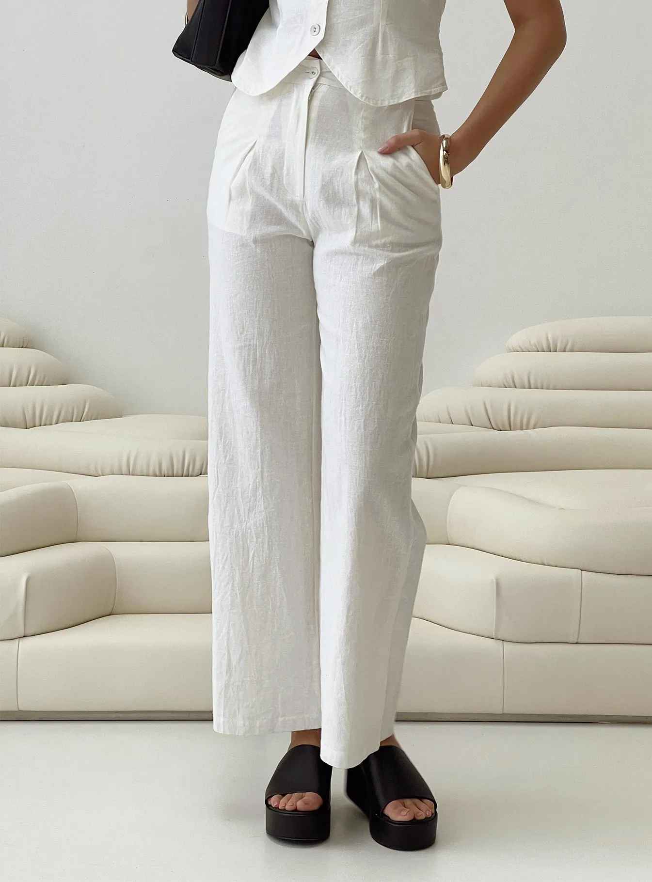 Sofi Pants Natural Petite