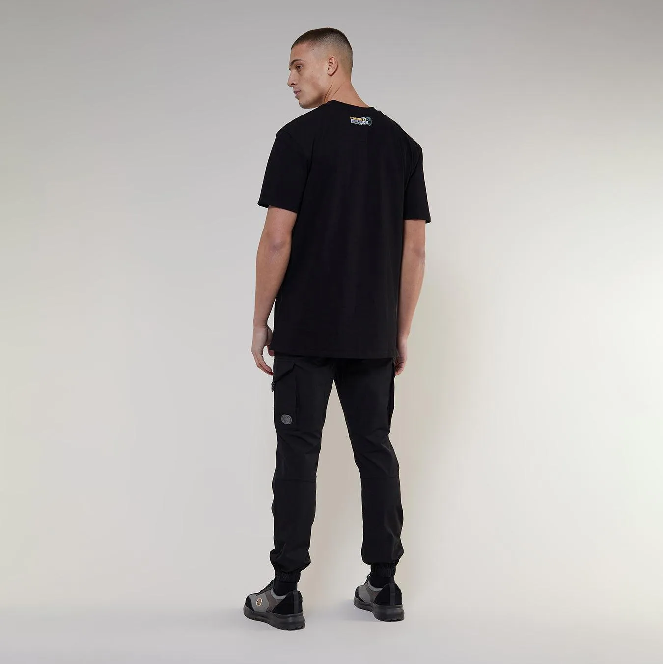 SOHO NYLON PANTS - BLACK