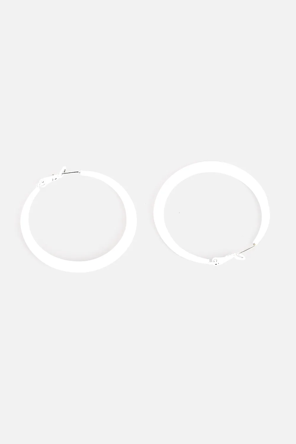 Solid Matte Hoop Earrings