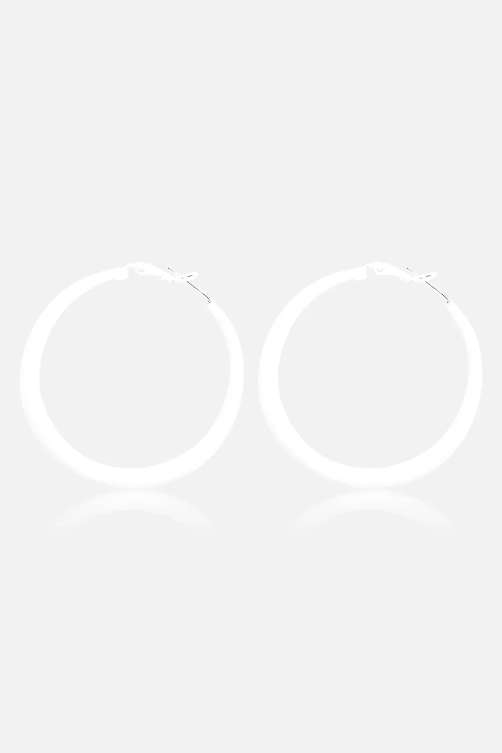 Solid Matte Hoop Earrings