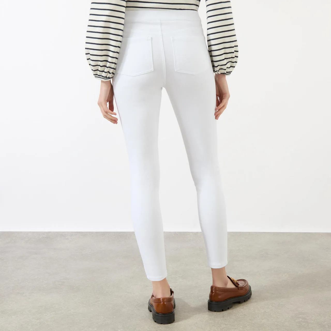 SPANX Jean-ish® Ankle Leggings - White