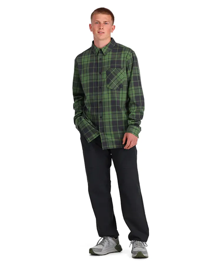 Spyder Elevation Tech Flannel - Pine Plaid - 2023