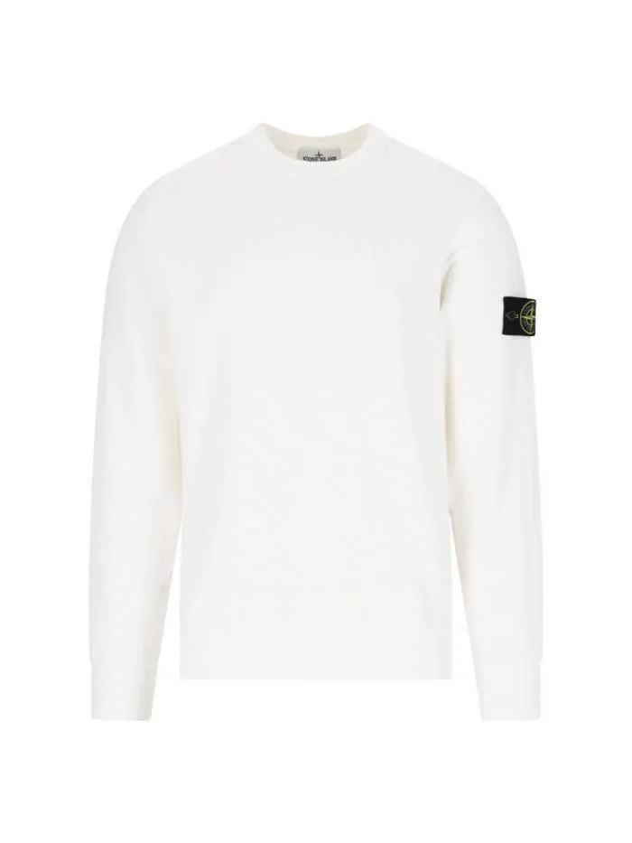 STONE ISLAND  |Crew Neck Street Style Long Sleeves Plain Cotton