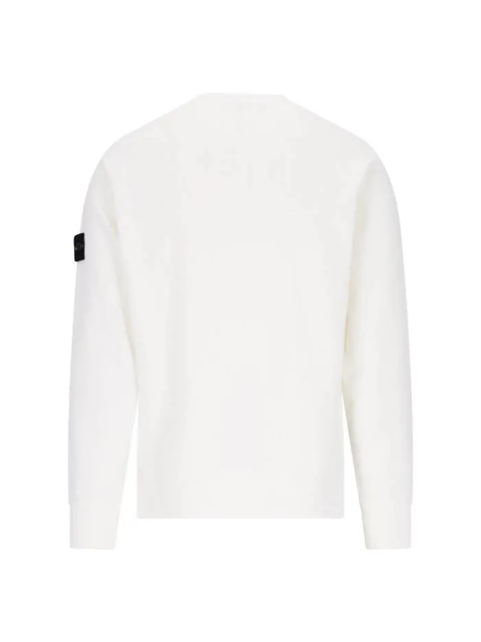 STONE ISLAND  |Crew Neck Street Style Long Sleeves Plain Cotton