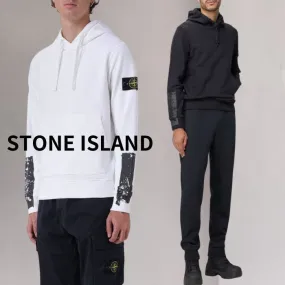 STONE ISLAND  |Pullovers Street Style Long Sleeves Plain Cotton