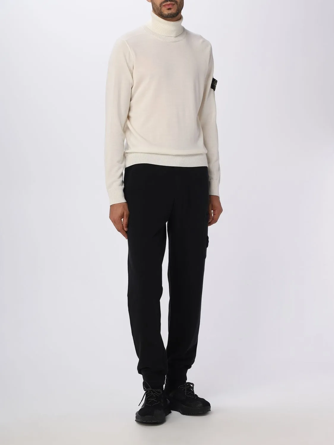 STONE ISLAND  |Pullovers Wool Street Style Long Sleeves Plain