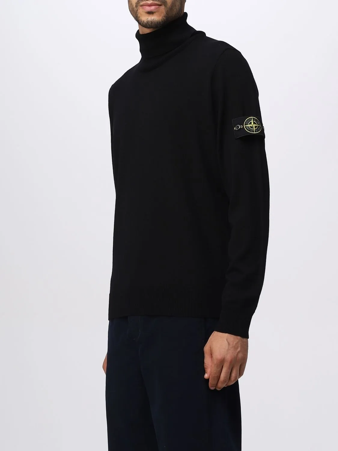 STONE ISLAND  |Pullovers Wool Street Style Long Sleeves Plain