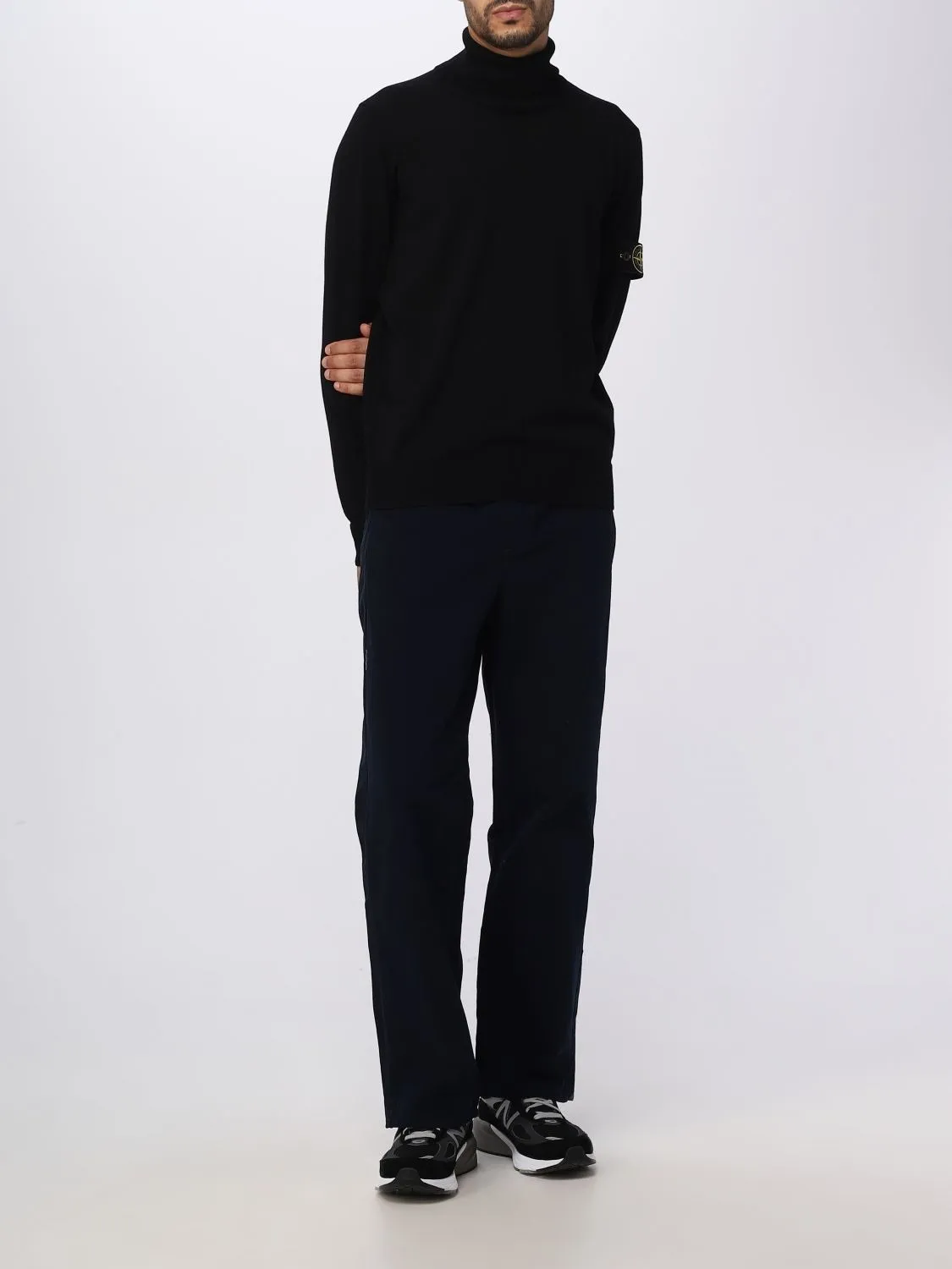 STONE ISLAND  |Pullovers Wool Street Style Long Sleeves Plain