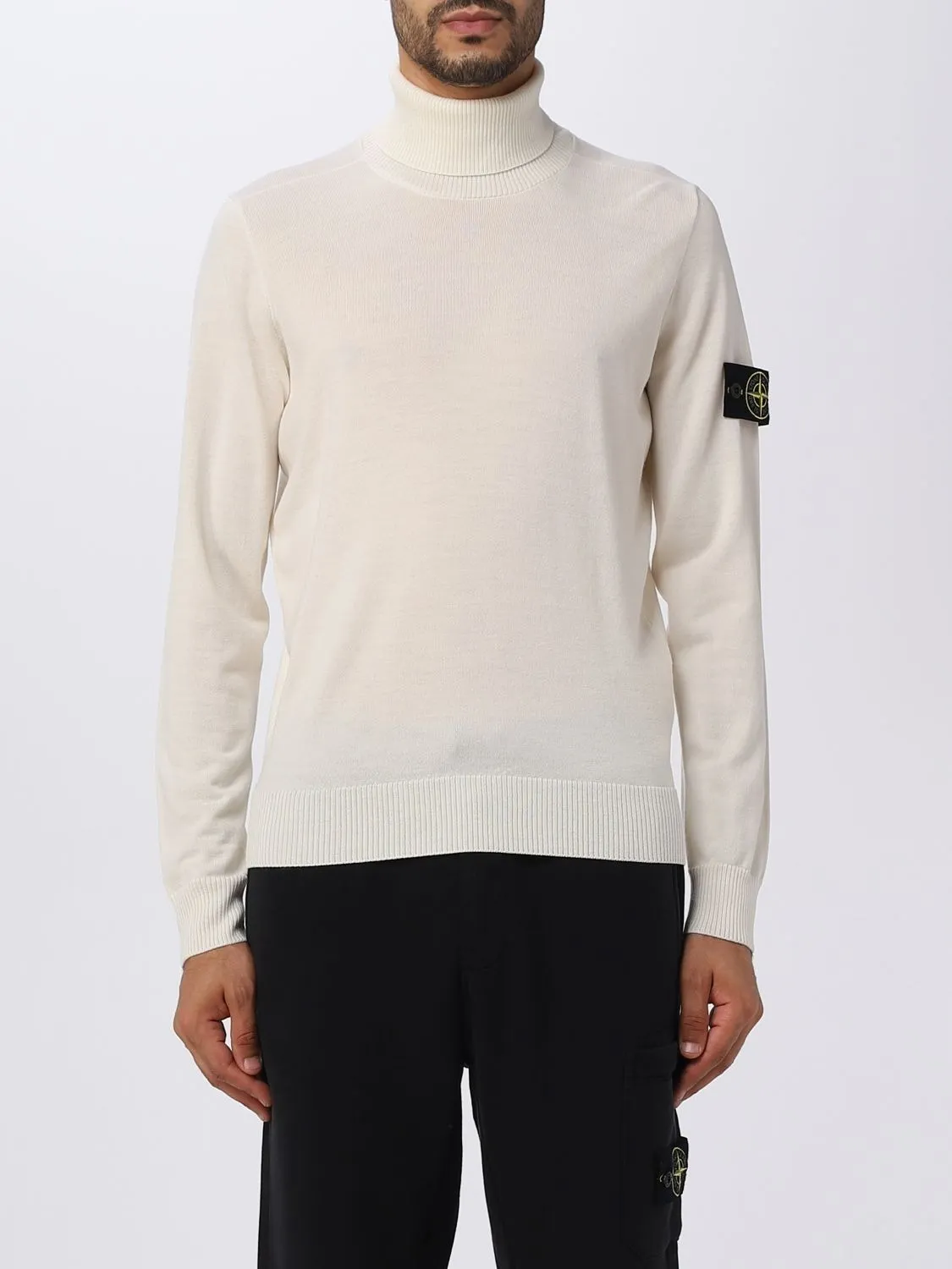 STONE ISLAND  |Pullovers Wool Street Style Long Sleeves Plain