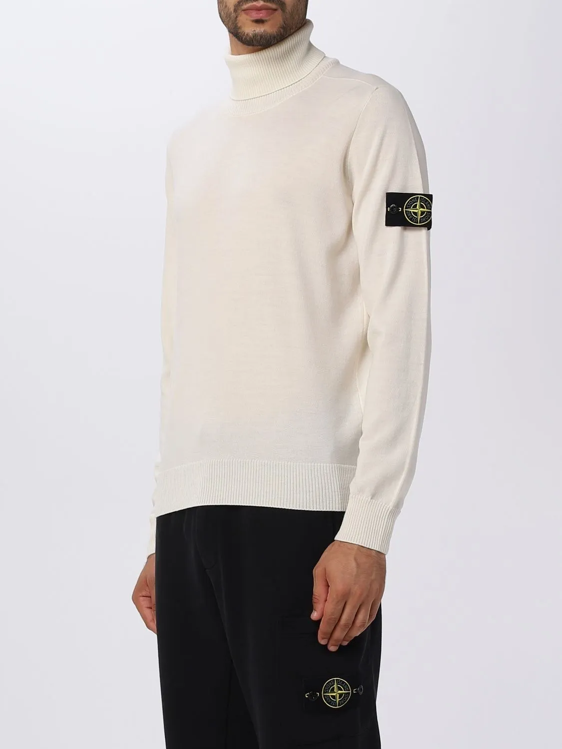 STONE ISLAND  |Pullovers Wool Street Style Long Sleeves Plain