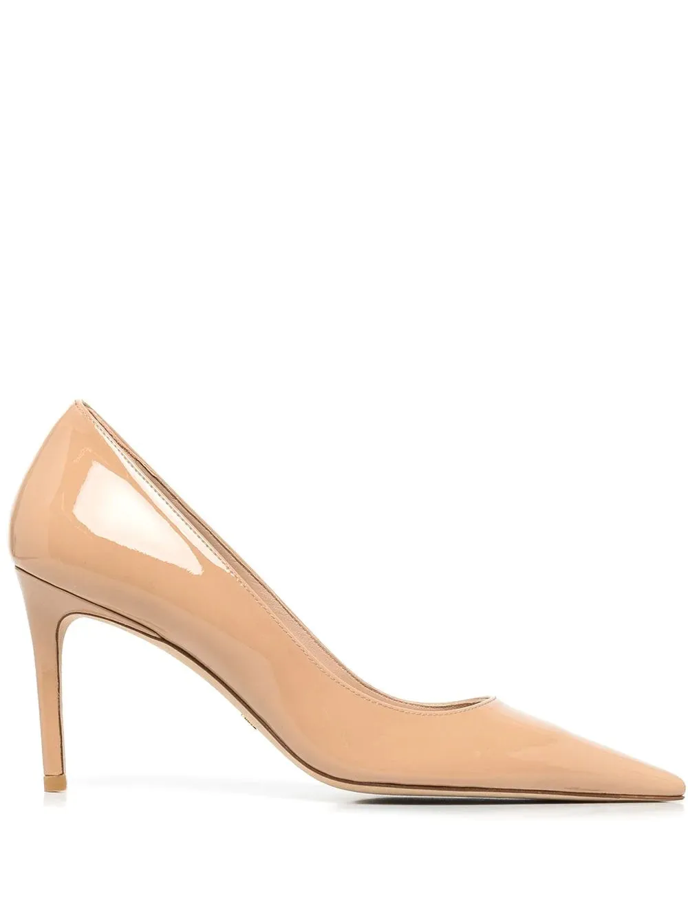 Stuart Weitzman Stuart 85 Pump Heel in Adobe