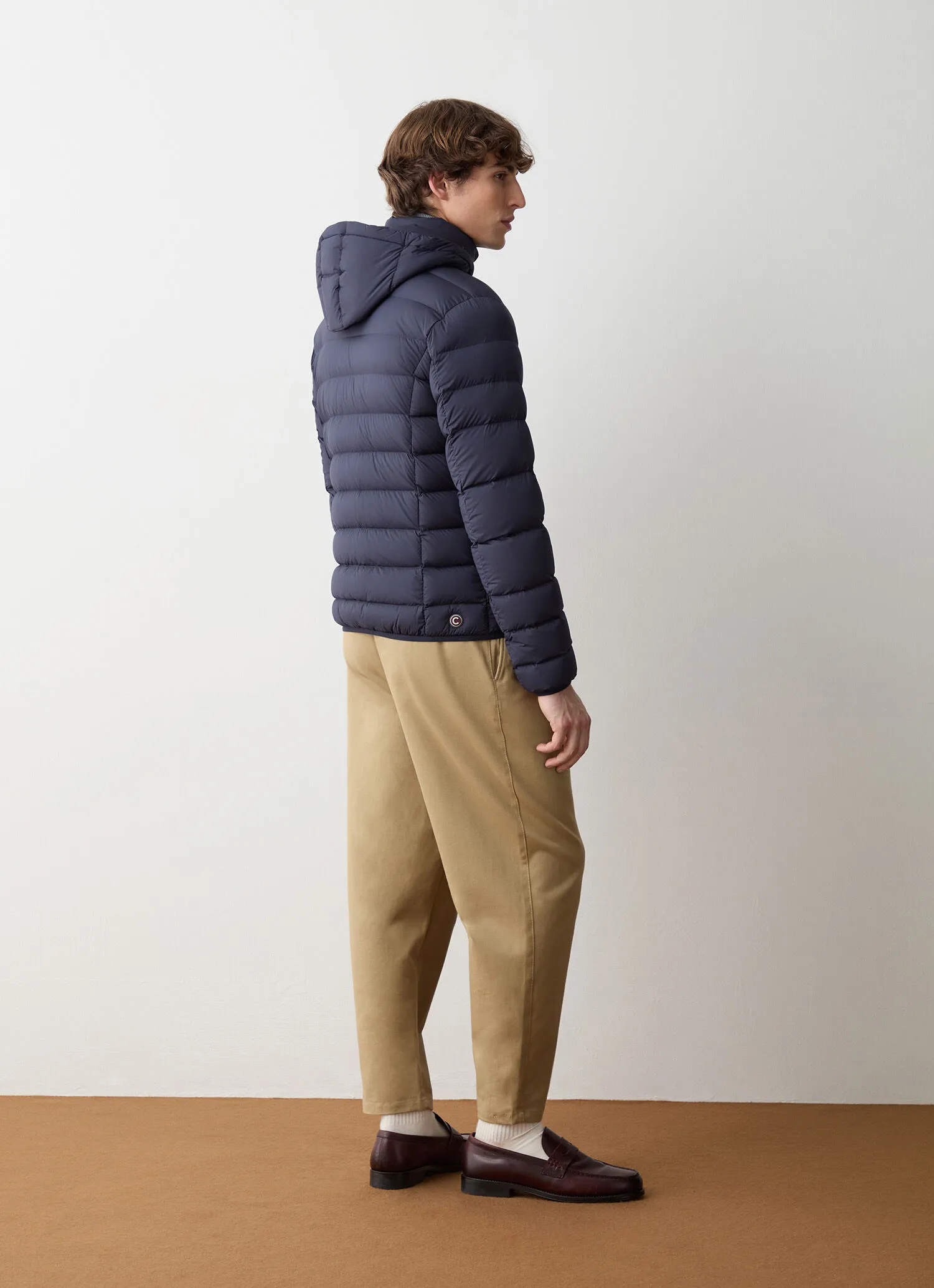 Super-matte stretch down jacket-