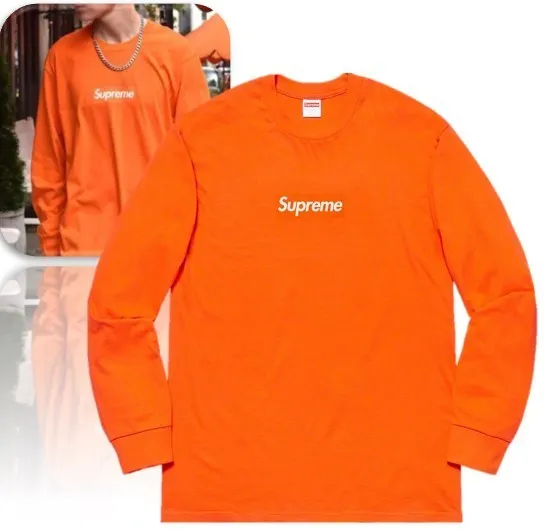 Supreme  |Unisex Street Style Long Sleeves Cotton Long Sleeve T-shirt