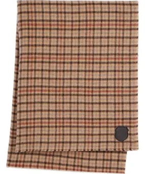 The Kooples Checked Wool Scarf