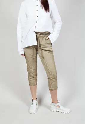 Tie Trousers in Straw Cloud