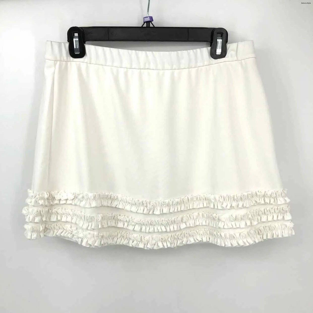 TORY BURCH White Skort Size LARGE  (L) Activewear Bottoms