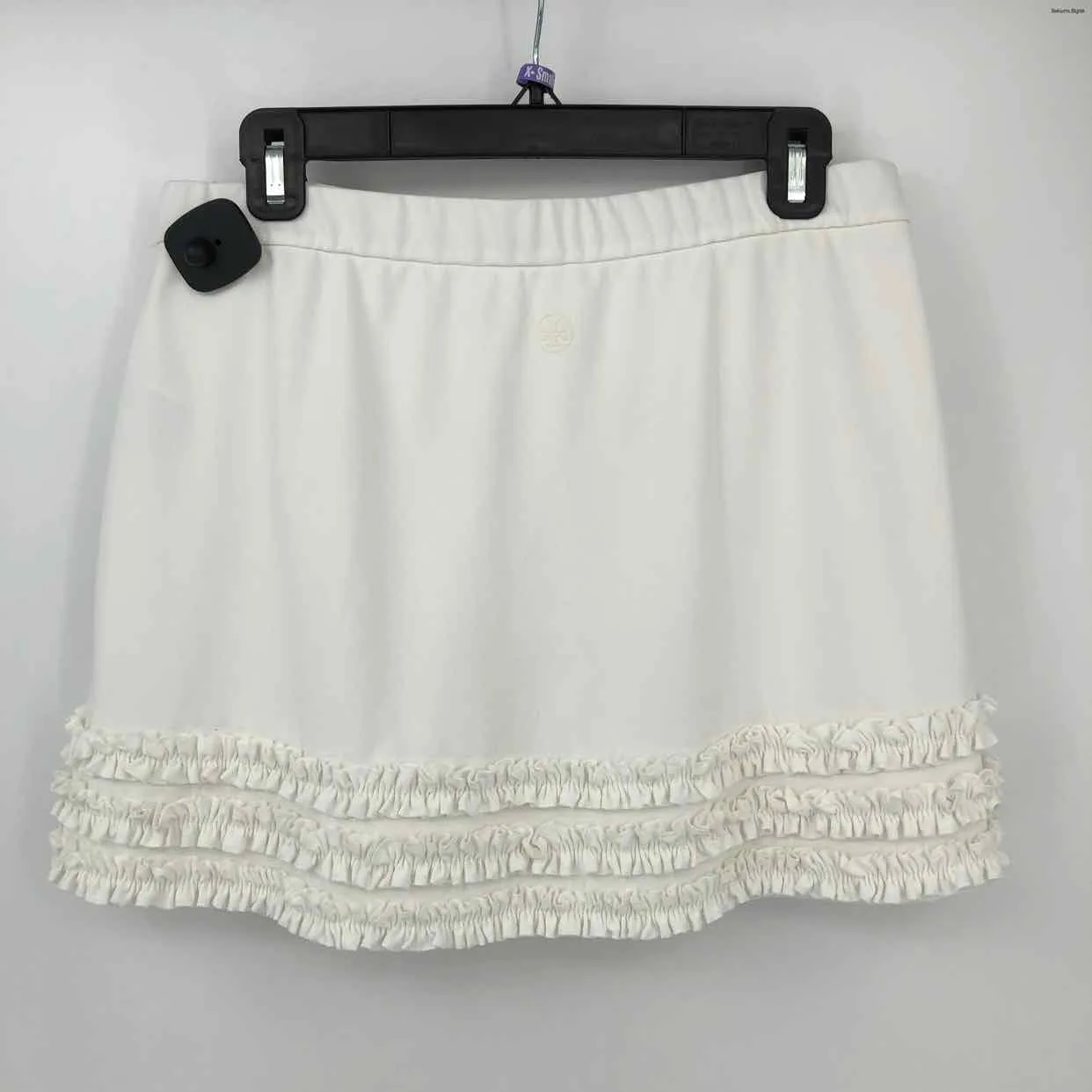 TORY BURCH White Skort Size LARGE  (L) Activewear Bottoms