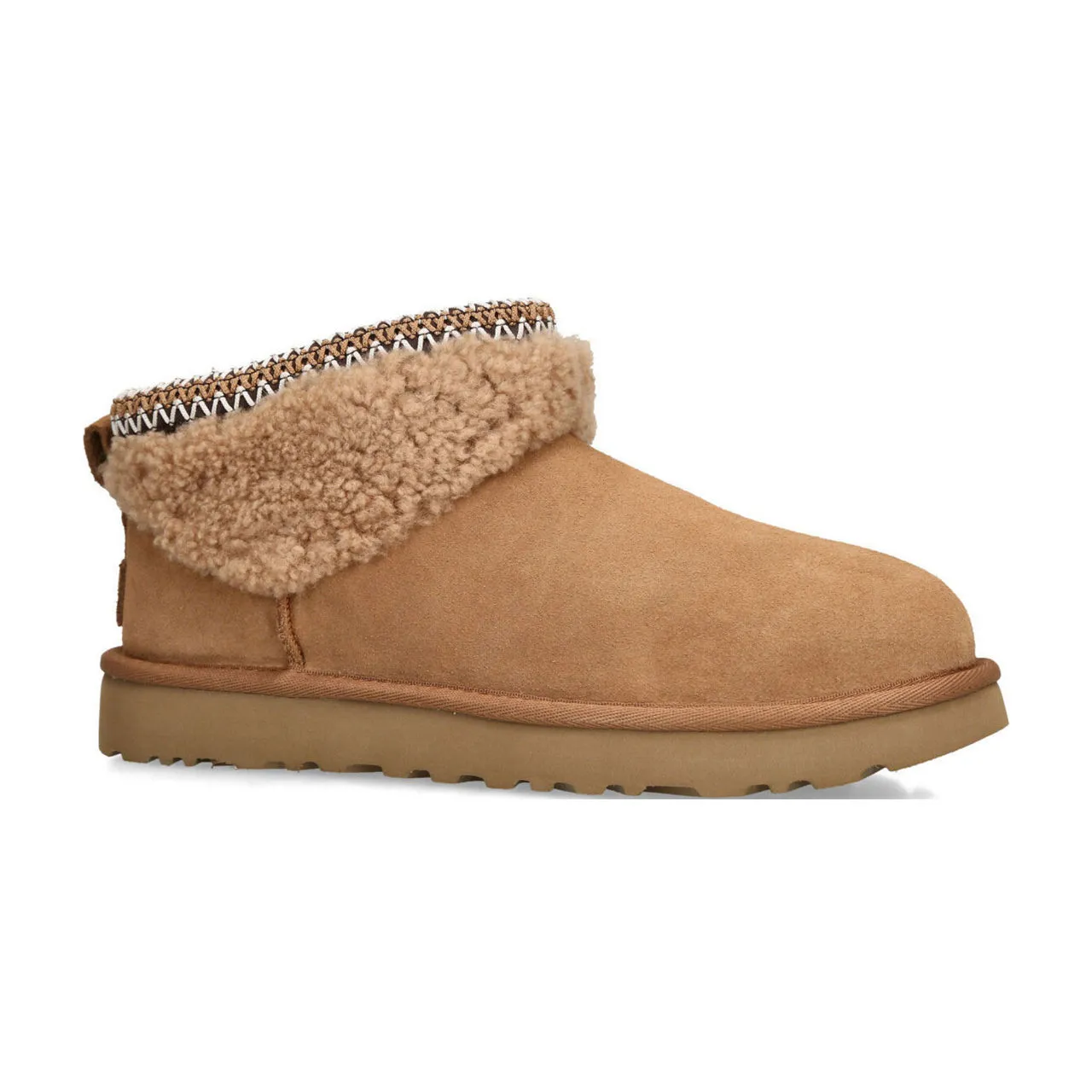 UGG Classic Ultra Mini Maxi Curly Boots - Beige