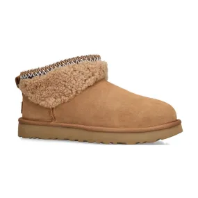 UGG Classic Ultra Mini Maxi Curly Boots - Beige