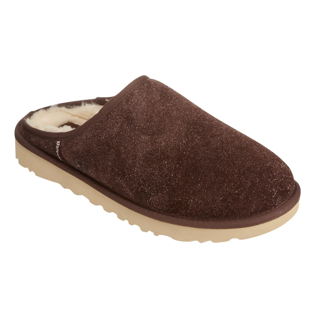 UGG Shaggy Suede Slippers - Brown