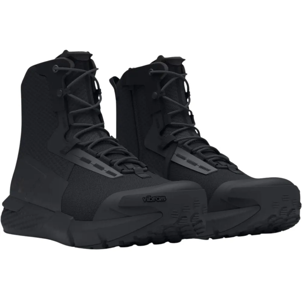 Under Armour Men's UA Charged Valsetz Zip Boots - Black/Jet Gray