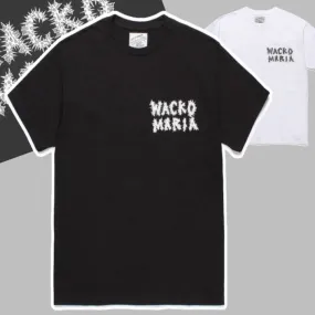 WACKO MARIA  |Crew Neck Pullovers Street Style Cotton Short Sleeves Logo