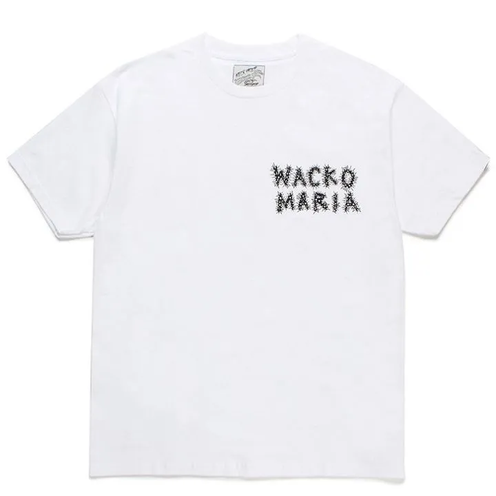 WACKO MARIA  |Crew Neck Pullovers Street Style Cotton Short Sleeves Logo