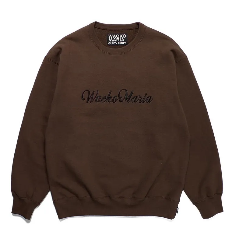 WACKO MARIA  |Pullovers Unisex Street Style Long Sleeves Logo Sweatshirts