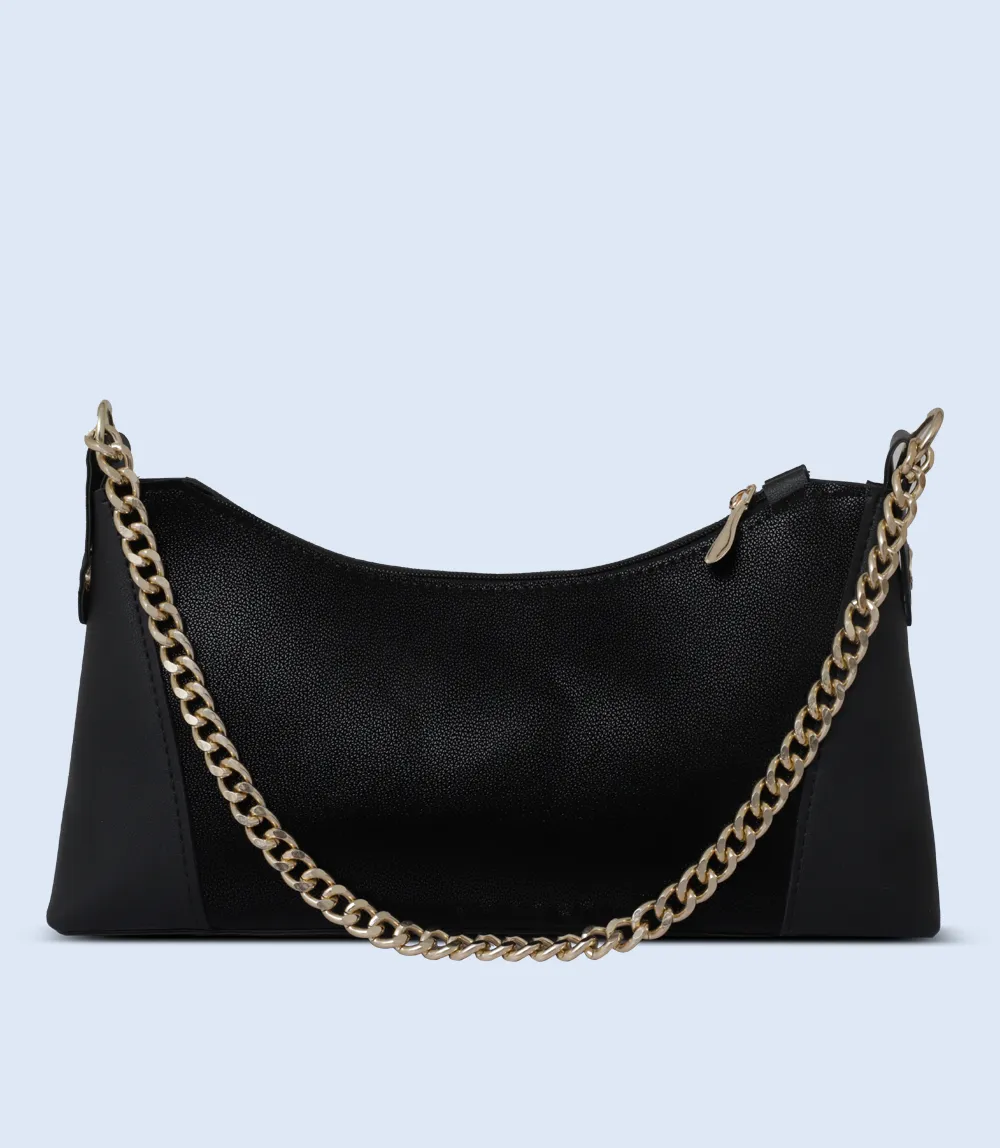 WB2608-BLACK-Women Trendy Bag