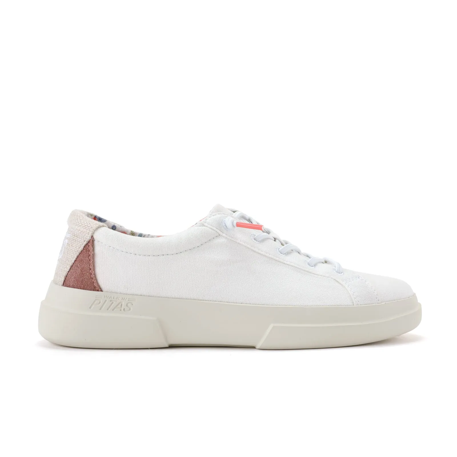 White Pic Iris Easy-On Sneakers