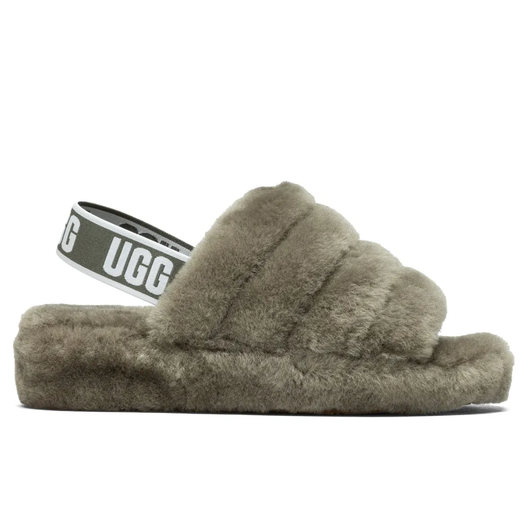 Women's Fluff Yeah Slide - Burnt Olive